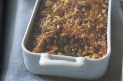 Gratin de coquillettes au Jambon