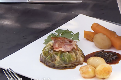 Pot-au-feu de queue de bœuf en aumônières de Laurent