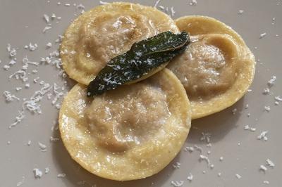 Raviolis au potimarron et amaretti comme à Mantoue de Julie