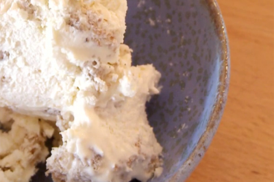 Glace au pain de Caroline