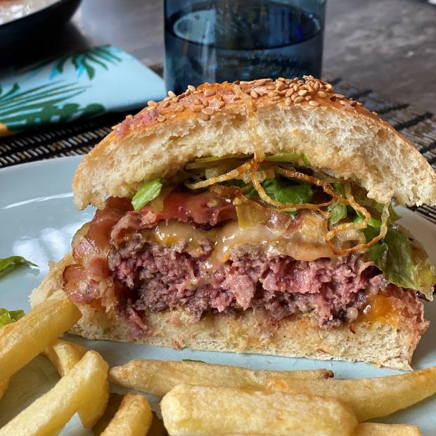 Ultimate home made burger de Julie Ultimate home made burger de Julie