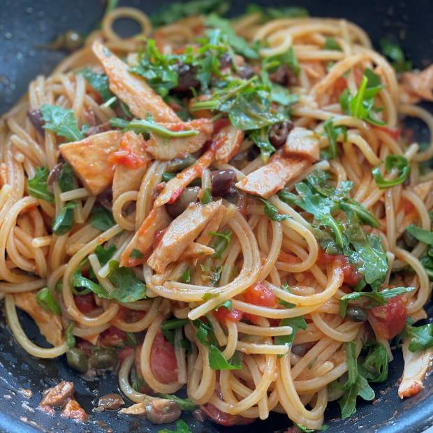 Spaghettis au thon Spaghettis au thon