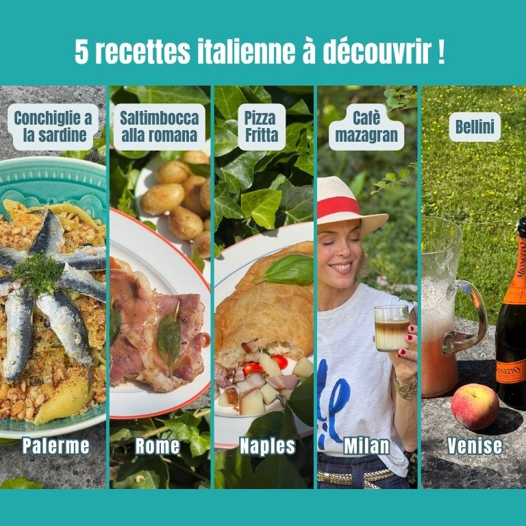 5 RECETTES ITALIENNE  !