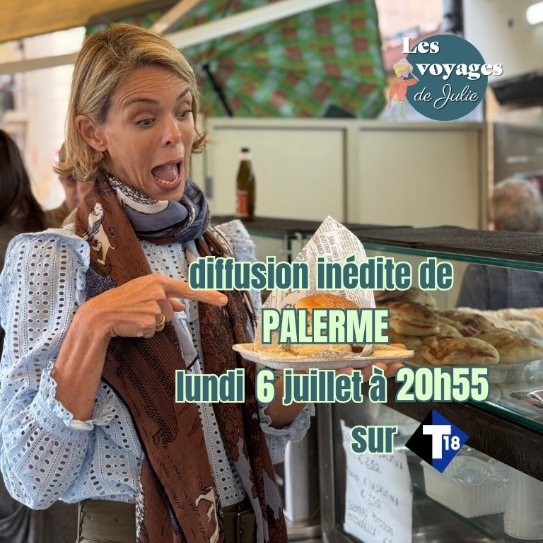 LES VOYAGES DE JULIE A PALERME