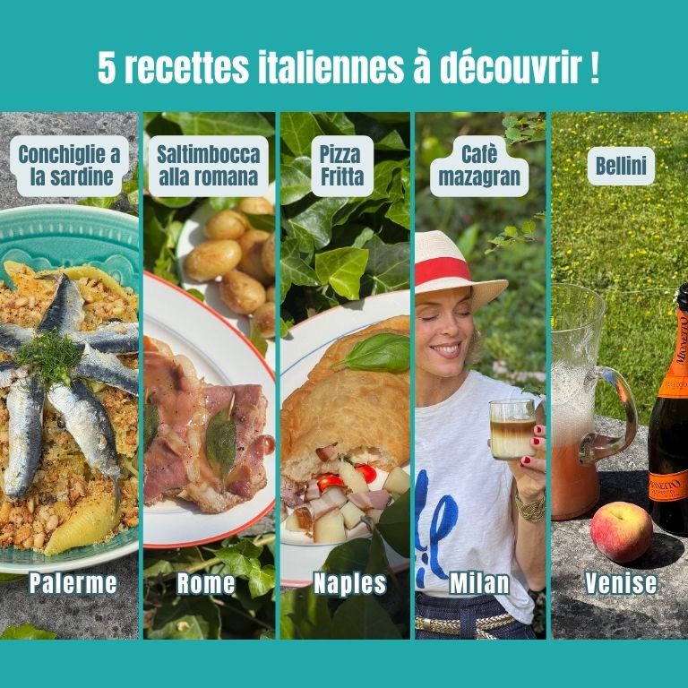 5 RECETTES ITALIENNES  !