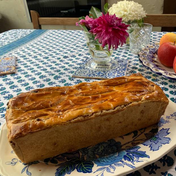 Pâté en croûte de macaronis de Frédérique Pâté en croûte de macaronis de Frédérique