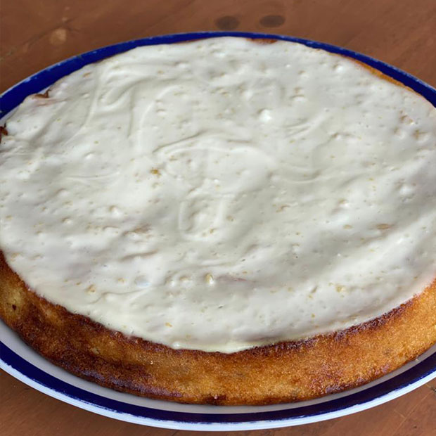 Cheesecake au citron bergamote et gingembre de Céline Cheesecake au citron bergamote et gingembre de Céline
