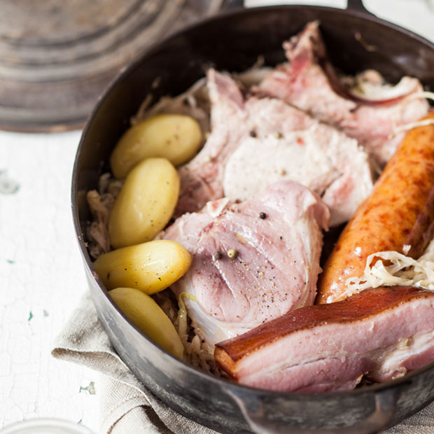 Choucroute au champagne de Marie-Jeanne Choucroute au champagne de Marie-Jeanne