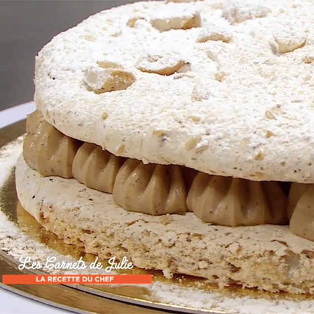 Dacquoise à la crème pralinée de Thierry Marx Dacquoise à la crème pralinée de Thierry Marx