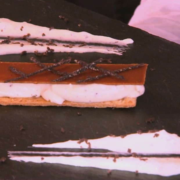 Le Millefeuille Mascarpone et truffes de Lilian et Serge Le Millefeuille Mascarpone et truffes de Lilian et Serge