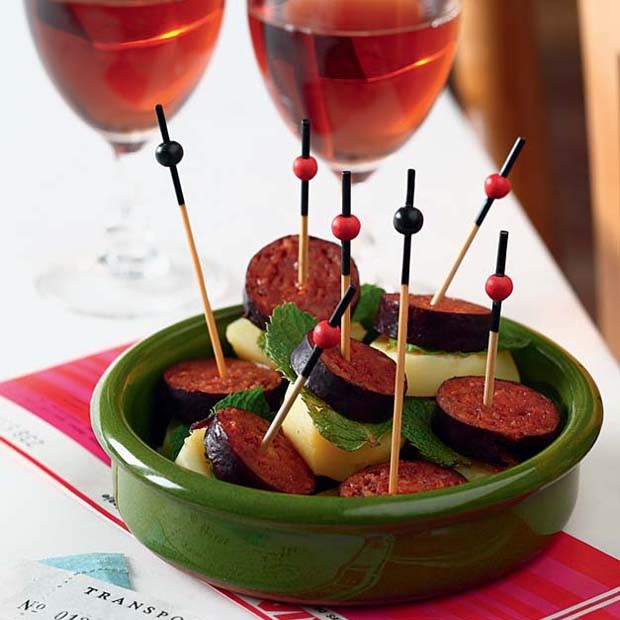 Bouchées de chorizo à l’espagnole Bouchées de chorizo à l’espagnole