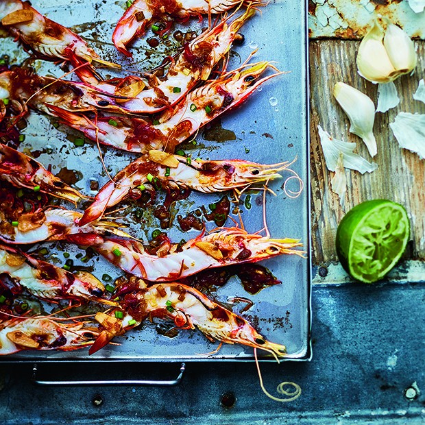 Crevettes ail gingembre Crevettes ail gingembre