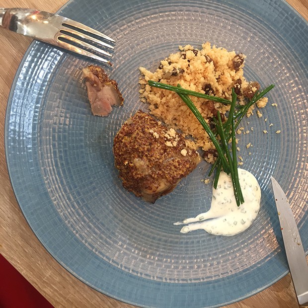 Jambonneau au foin, sauce aigrelette de Thierry Marx Jambonneau au foin, sauce aigrelette de Thierry Marx