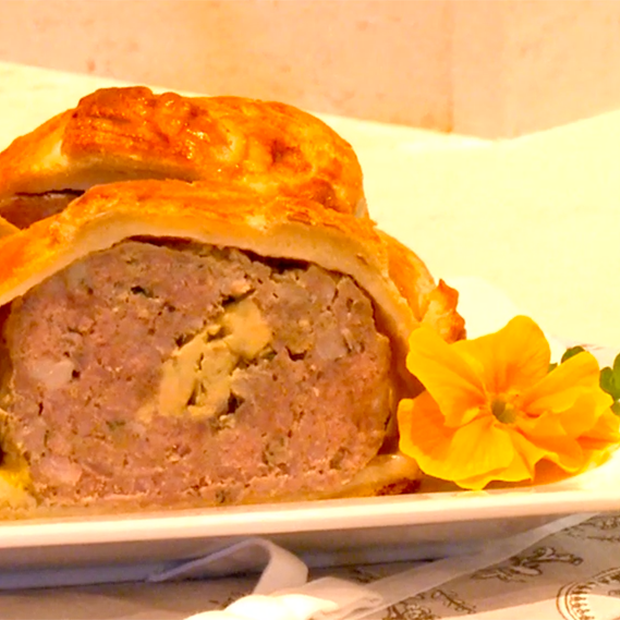 Pâté en croûte feuilletée d’Isabelle Pâté en croûte feuilletée d’Isabelle