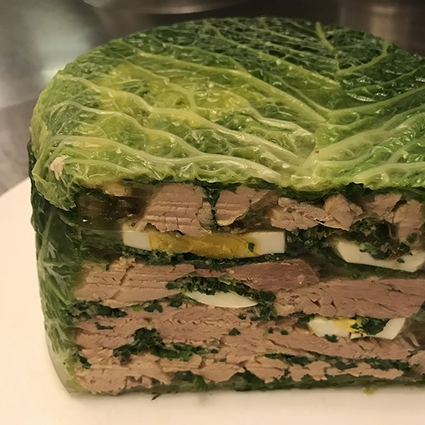 Persillé de jambon façon gribiche de Julie Persillé de jambon façon gribiche de Julie