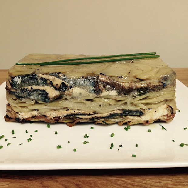 Terrine de sardines aux pommes vertes Terrine de sardines aux pommes vertes