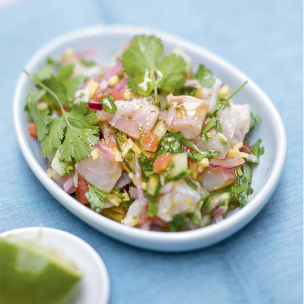 Ceviche de daurade royale Ceviche de daurade royale