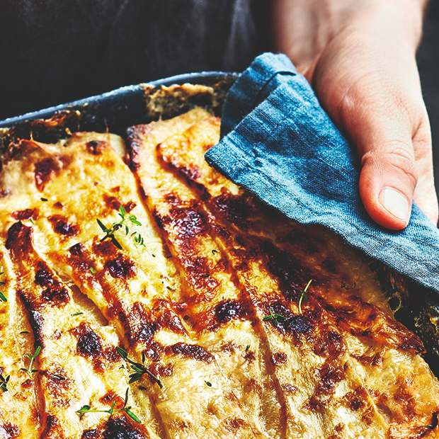 Gratin de panais au parmesan Gratin de panais au parmesan