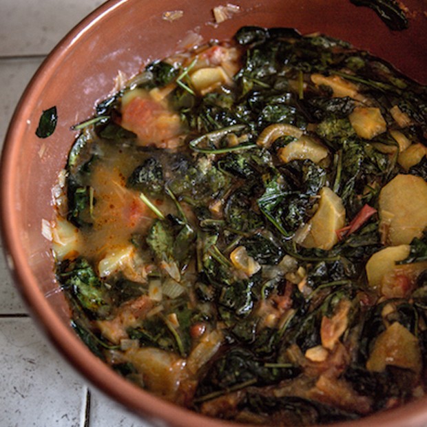 La bouillabaisse d’épinards de Jeannine La bouillabaisse d’épinards de Jeannine