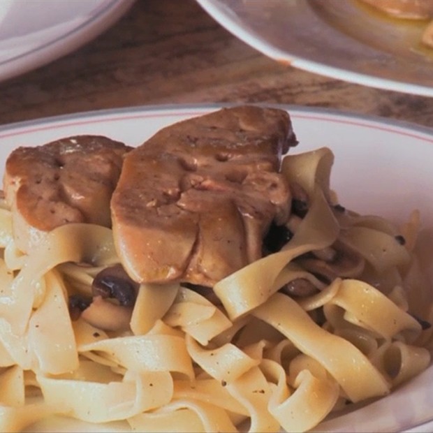 La macaronade au foie gras d’Huguette La macaronade au foie gras d’Huguette