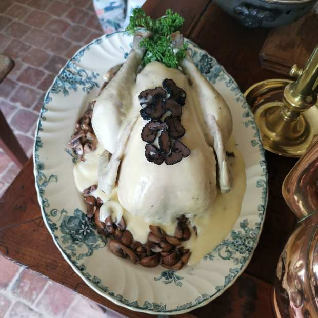 Le poulet au blanc de Colette par Pascal Le poulet au blanc de Colette par Pascal