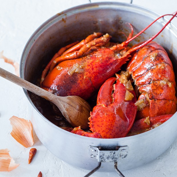 Les homards à l'armoricaine d’Annaig Les homards à l'armoricaine d’Annaig