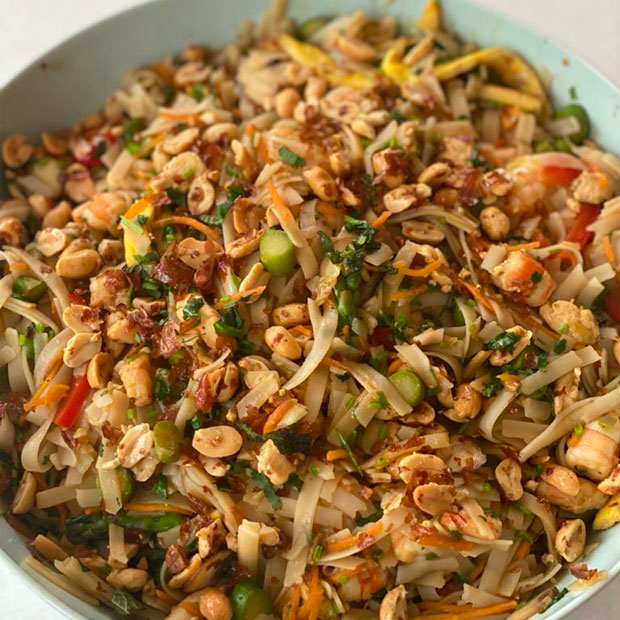 Pad thai aux crevettes Pad thai aux crevettes