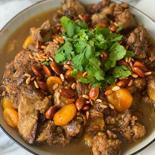 Tajine d’agneau aux fruits secs Tajine d’agneau aux fruits secs