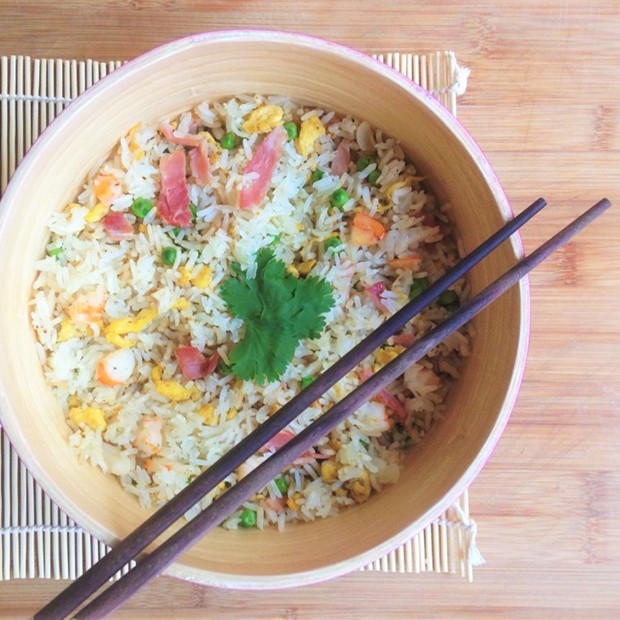 Riz grillé à la cantonaise Riz grillé à la cantonaise