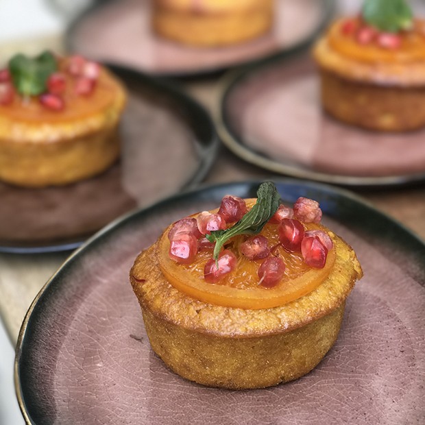 Gâteau à l’orange, huile d’olive et safran de Julie Gâteau à l’orange, huile d’olive et safran de Julie