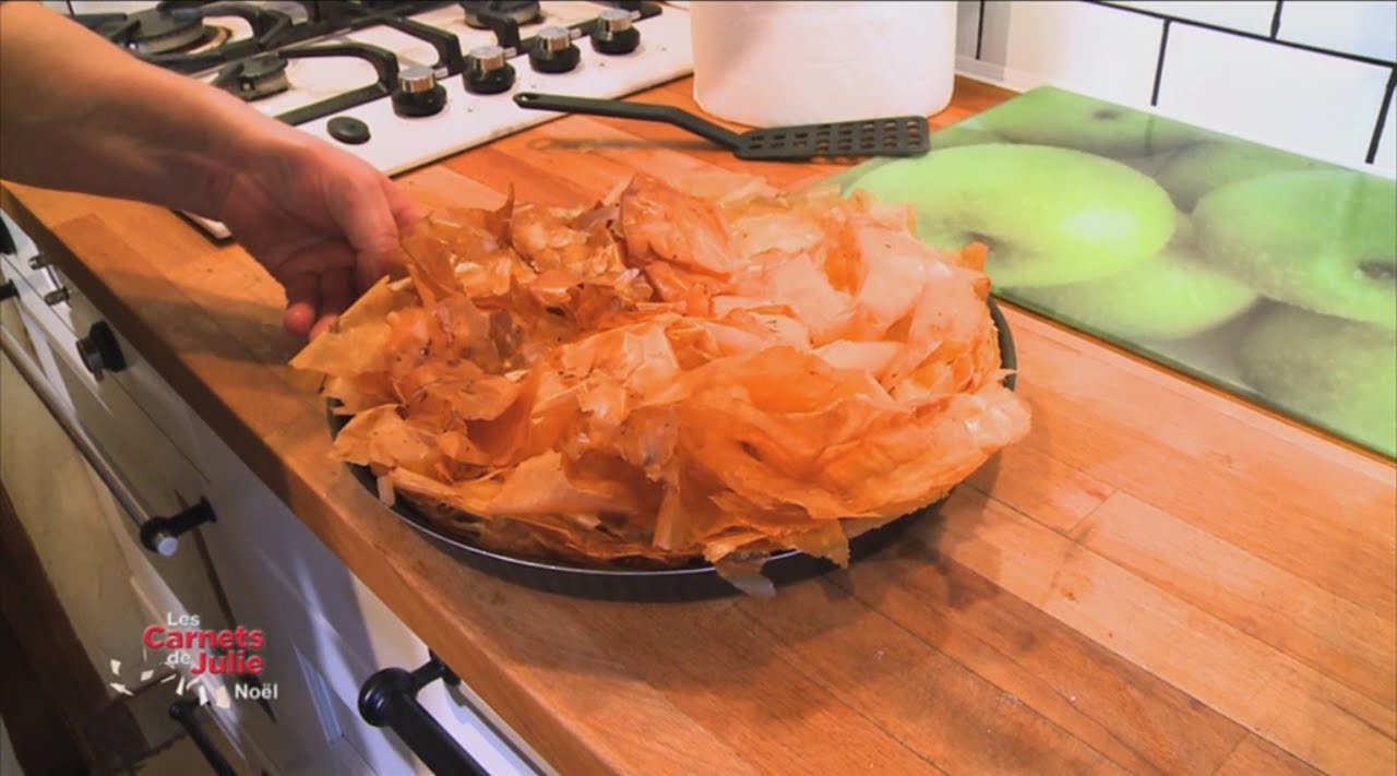 Video Croustade aux pommes et au foie gras d’Isabelle