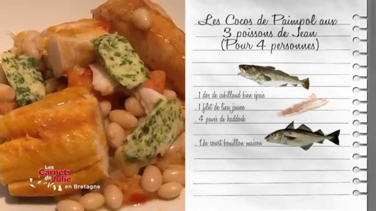 Video Cocos de Paimpol aux trois poissons