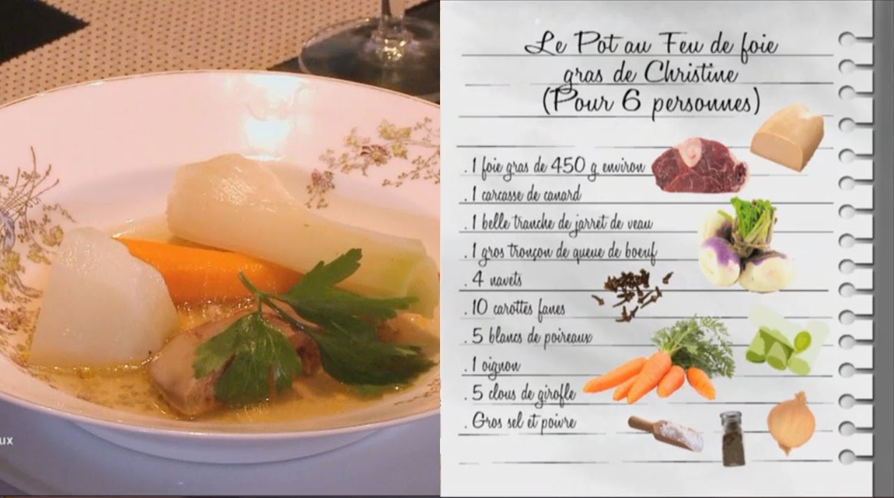 Video Pot au feu de foie gras de Christine