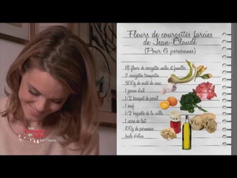 Video Les fleurs de courgettes farcies de Jean-Claude