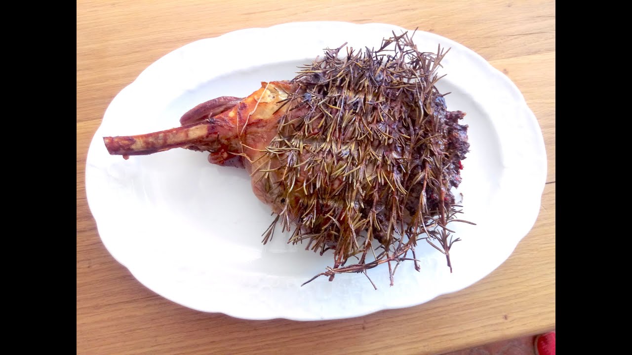 Video Gigot d’agneau rôti aux herbes et aromates de Patrick 