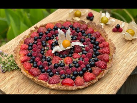 Video Tarte sablée aux petits fruits d’été de Laetitia