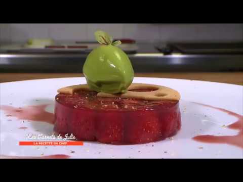 Video Dessert en gelée de fraise de Thierry Marx