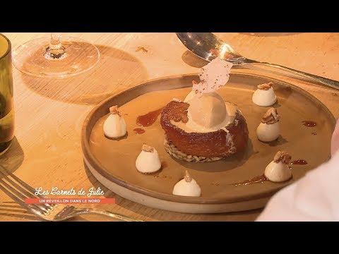 Video Poire comice façon tatin à la vergeoise et glace chicorée de Sébastien