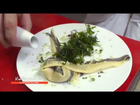 Video Raviole « bras croisés » à l’anguille fumée et pommes vertes de Thierry Marx
