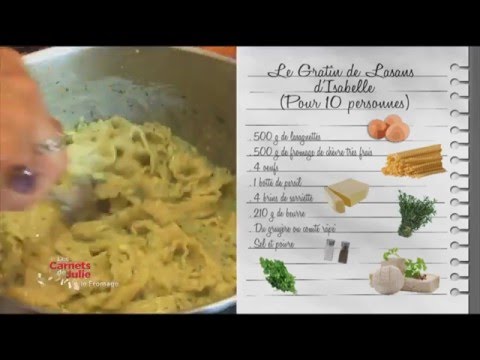 Video Le gratin de lasans d'Isabelle