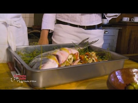 Video La daurade royale au fenouil et fricot aux olives cassées d’Annie et Magali