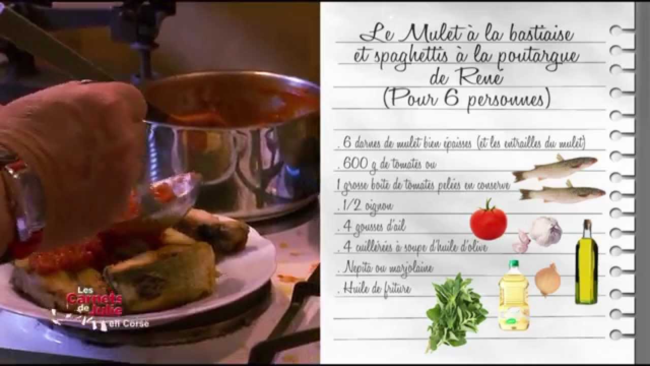 Video Mulet à la bastiaise et spaghettis à la poutargue de René