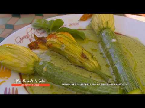 Video Les fleurs de courgettes farcies de Pierre